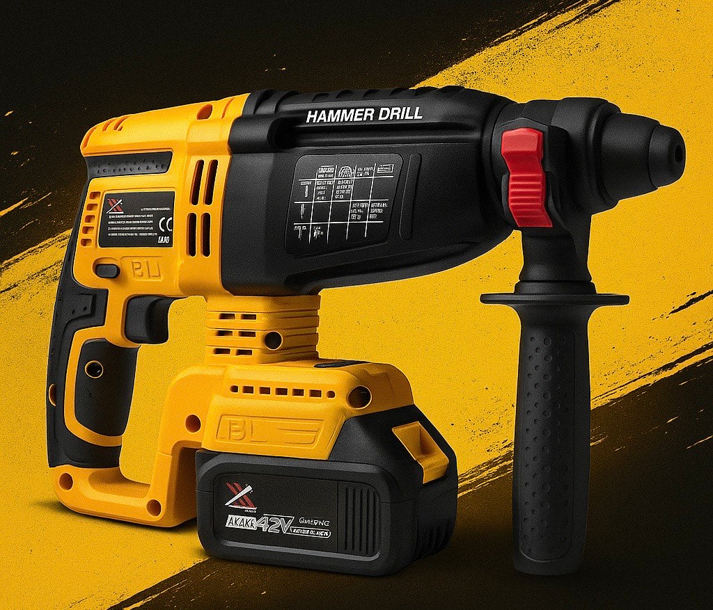 HAMMER TOOLS 5in1 rinkinys – 5 baterijos 42V