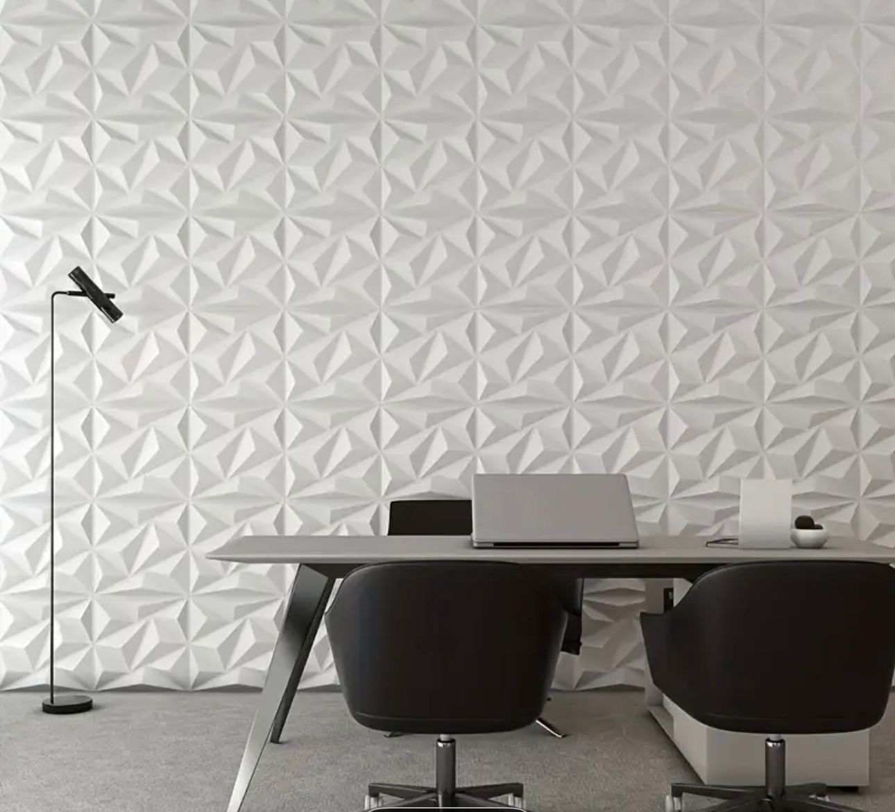 3D sienų panelės – Geometrinis dizainas – 10 vienetų