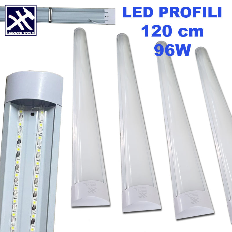 Aliuminio LED profiliai 120CM 96W