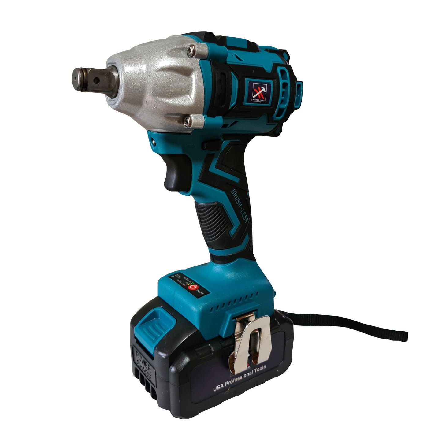 Hammer Tools akumuliatorinis suktuvas X2 ličio jonų akumuliatoriai + grąžto galvutė 1,5-13 mm + 5 antgaliai 18, 19, 20, 21, 22 mm