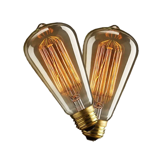 2 VNT. LED Edison lemputė E27 – moderni retro elegancija