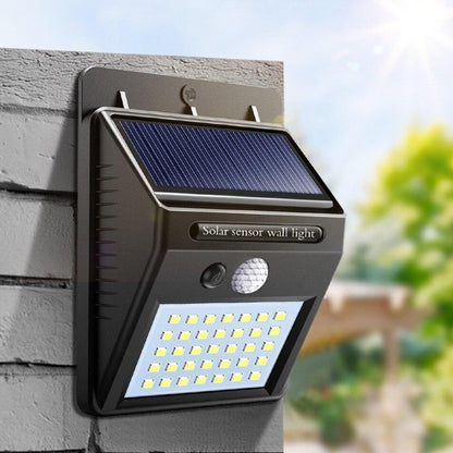 LED saulės lempa su jutikliu, 5 vnt.