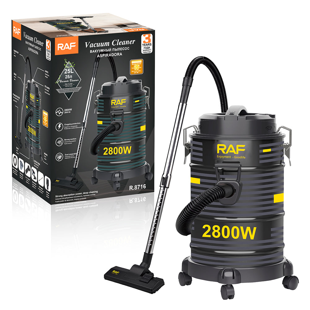 RAF drėgno ir sauso siurbimo dulkių siurblys 2800 W / 25 L