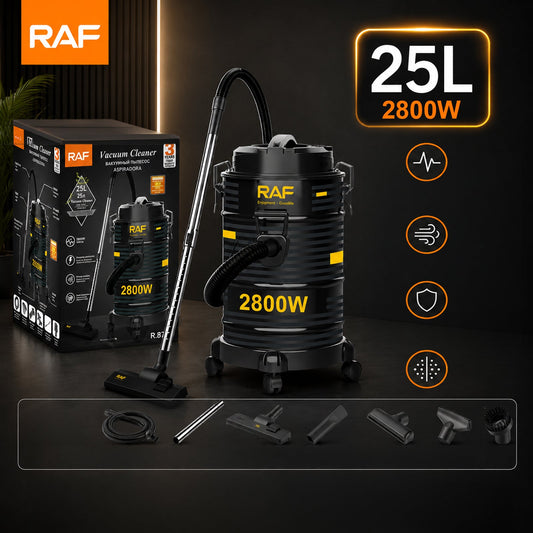 RAF drėgno ir sauso siurbimo dulkių siurblys 2800 W / 25 L