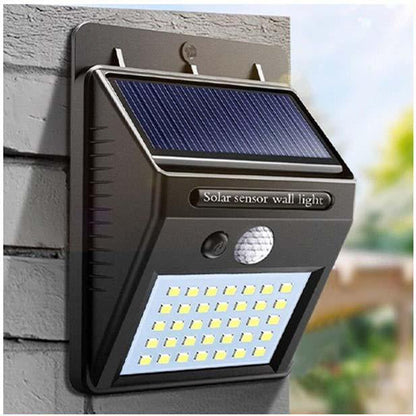 LED saulės lempa su jutikliu, 5 vnt.
