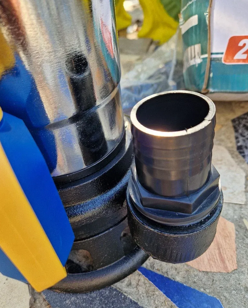 INOX pompa su plūde + žarna 20m
