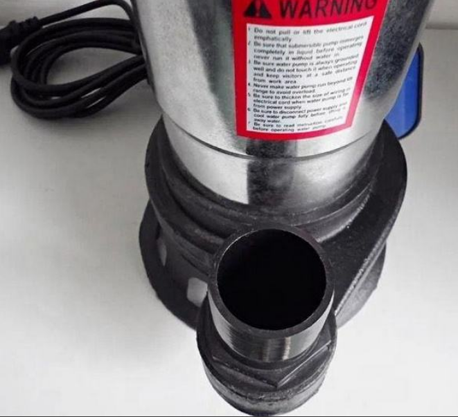 INOX pompa su plūde + žarna 20m