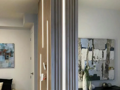 LED dekoratyvinis apšvietimas sienos panelei
