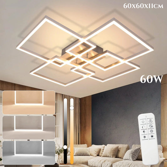 LED lubų šviestuvas – 60W (60×60 cm)