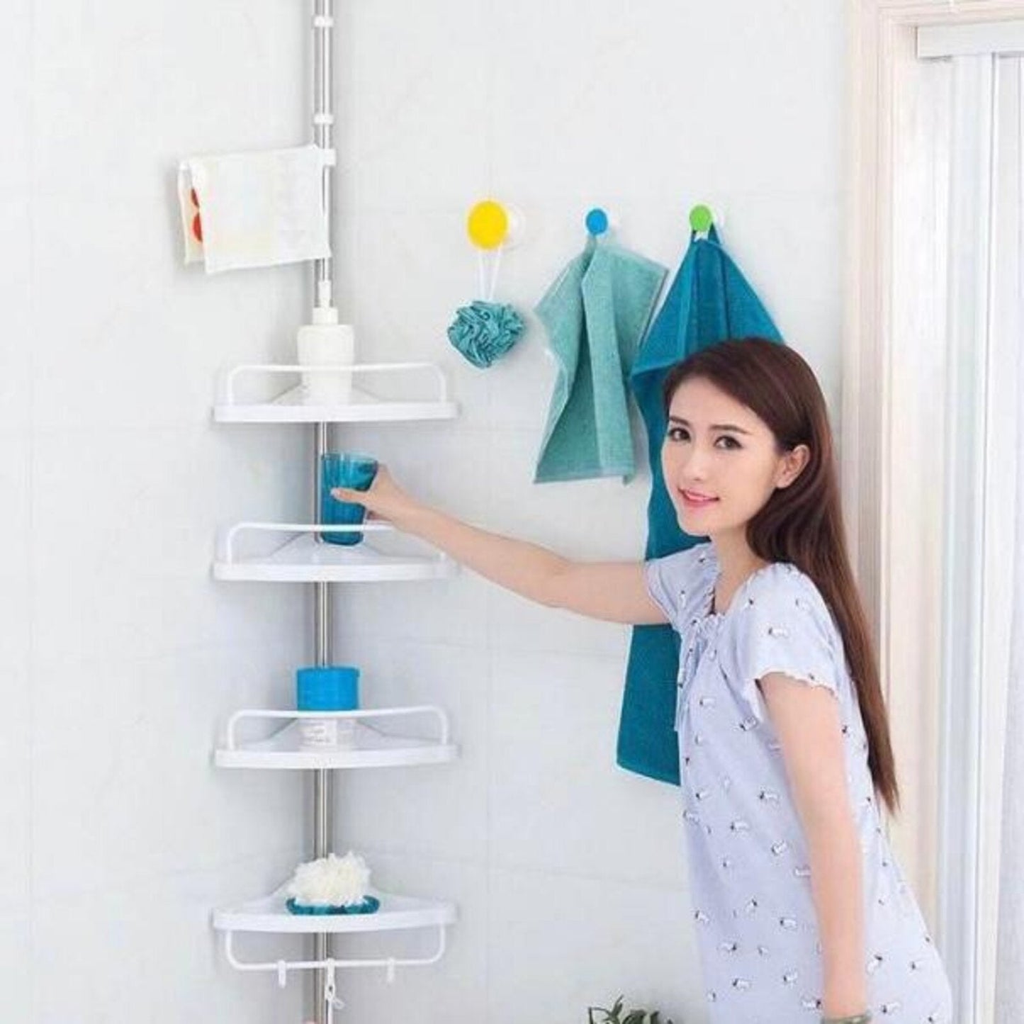 Teleskopinė kampinė lentyna