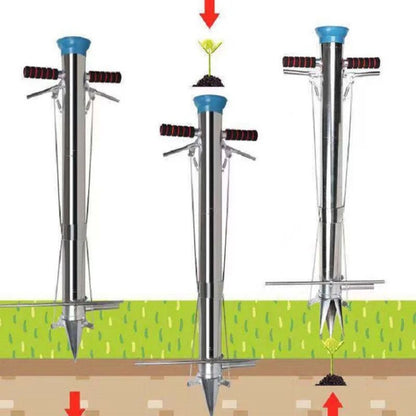 Aukščiausios kokybės rankinė sodinimo mašina daržovėms, daigams ir gėlėms – Hammer Tools