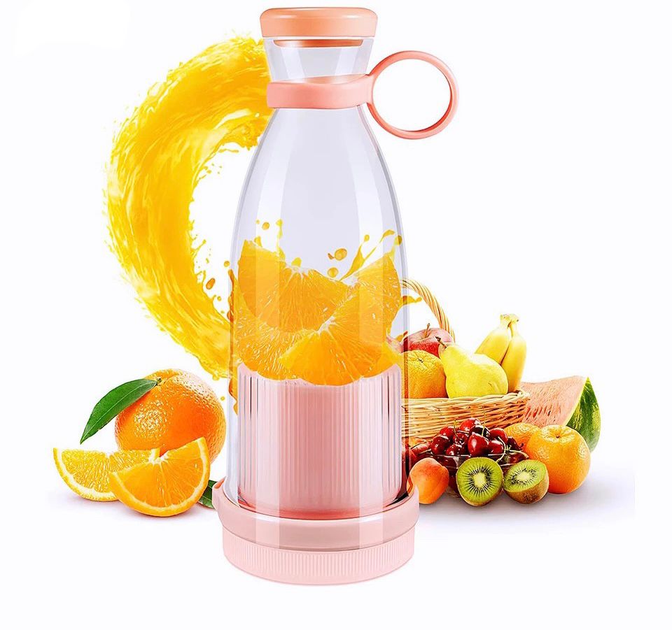 NEŠIOJAMAS PLAKIKLIS BUTELIO FORMA 420 ml