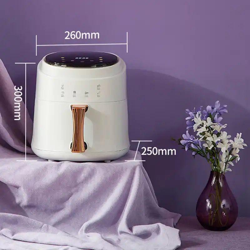 GRUPINĖ FRITIUOTĖ SU KARŠTU ORU, SKIRTA KEPTI BE ALIEJAUS, 1400W, 8L, SU DAUGIAU FUNKCIJŲ IR LIEČIAMUOJU EKRANU