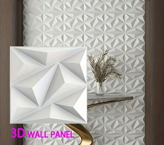 3D sienų panelės – Geometrinis dizainas – 10 vienetų