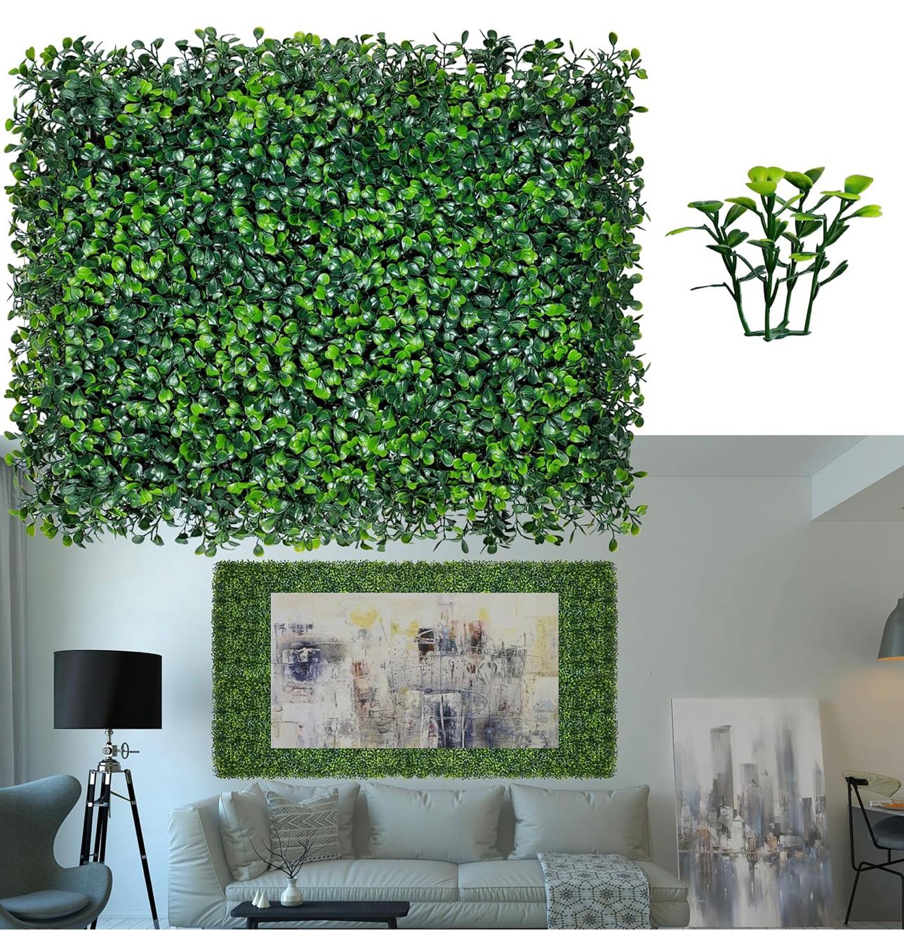 Premium dirbtinė tvora Green