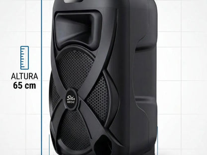 SuperBass 6000W vakarėlių garsiakalbis