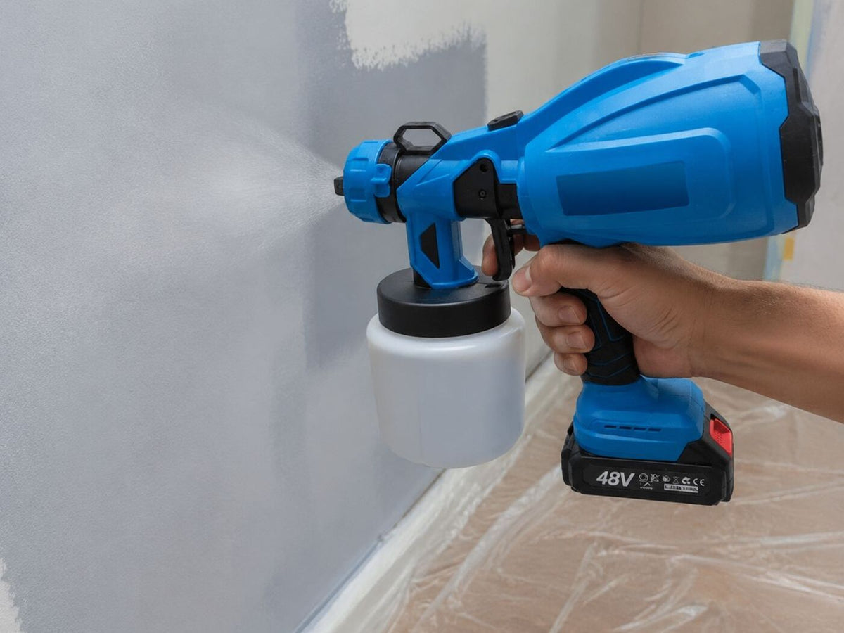 HAMMER TOOLS – dažų purkštuvas 48V, 800W + 800 ml