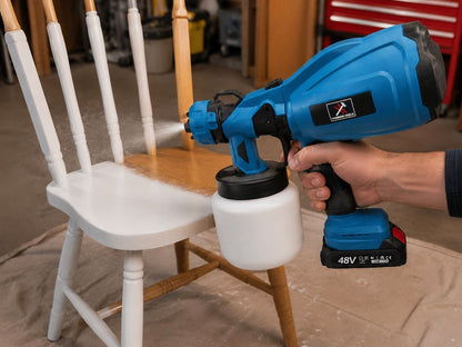 HAMMER TOOLS – dažų purkštuvas 48V, 800W + 800 ml