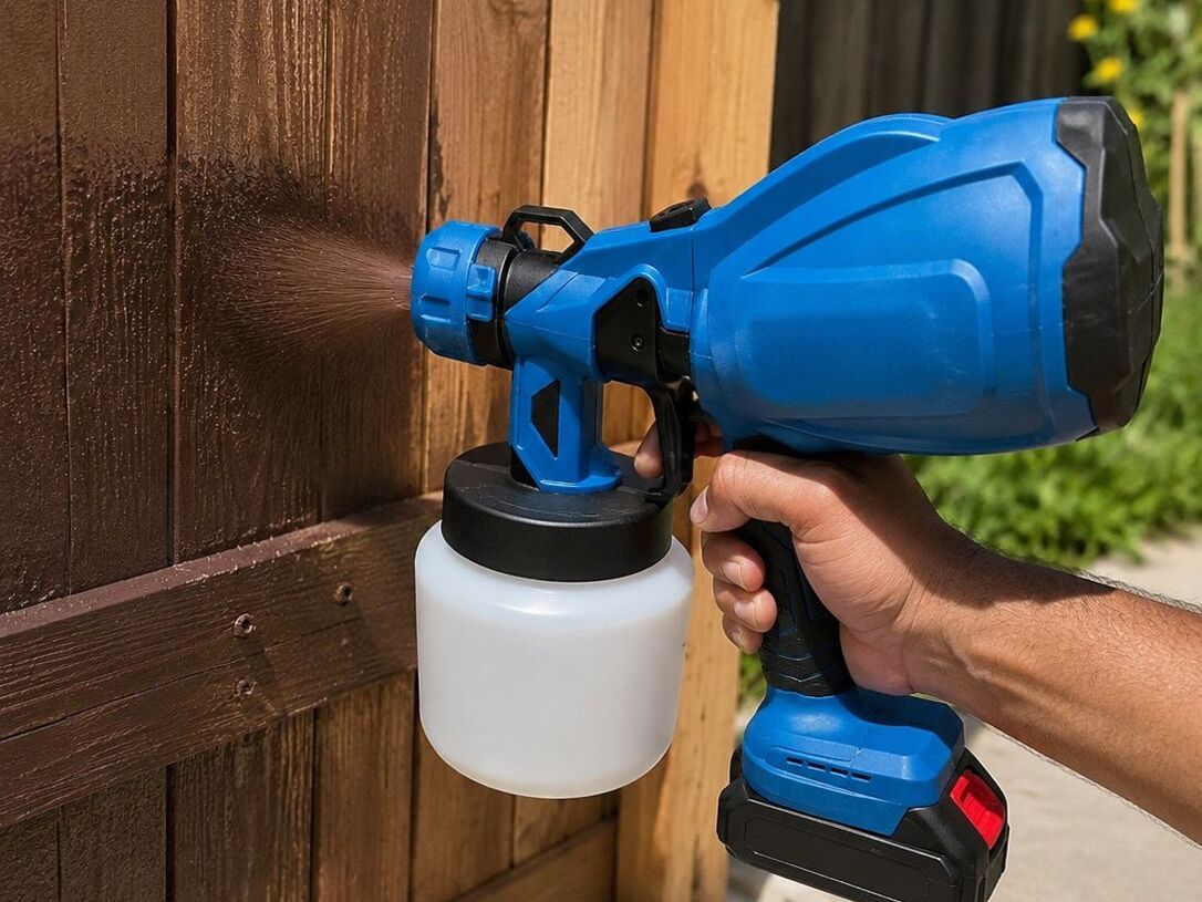 HAMMER TOOLS – dažų purkštuvas 48V, 800W + 800 ml