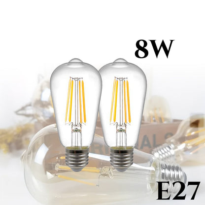 Vintage LED lemputės E27 – 2 vnt.