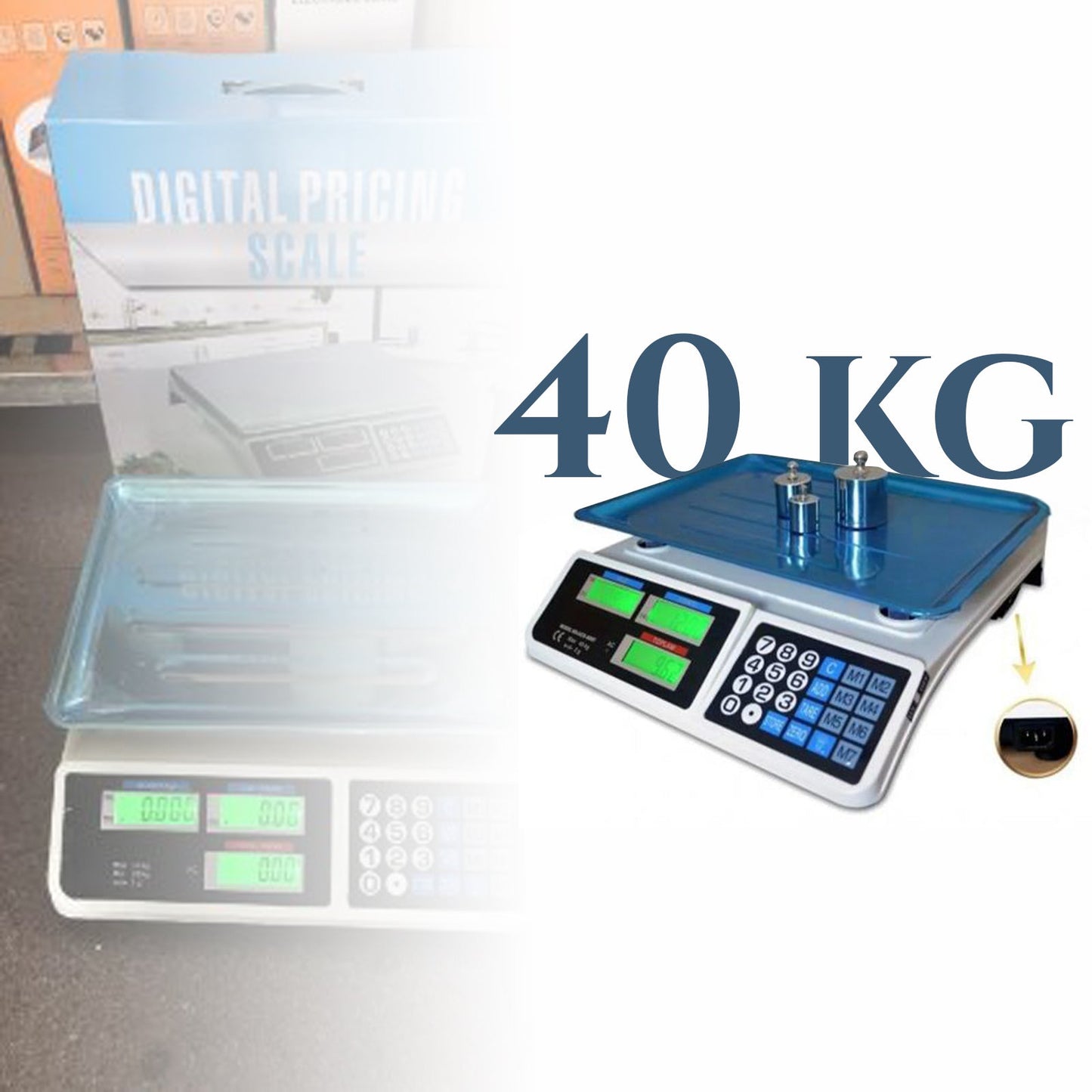 SKAIČIUOJANTIS PREKYBOS SVARMENŲ SVORIS IKI 40KG