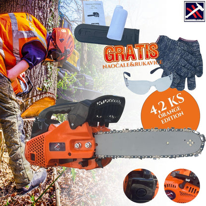 MINI VIENRANKIS PJŪKLAS 4,2 AG HAMMER TOOLS SU NEMOKAMOMIS APSAUGINĖMIS PIRŠTINĖMIS IR AKINIAIS