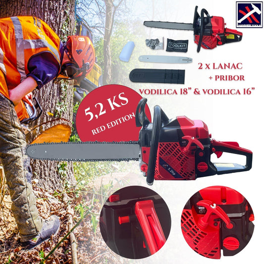 GRANDININIS PJŪKLAS HAMMER TOOLS 5,2 AG RED EDITION