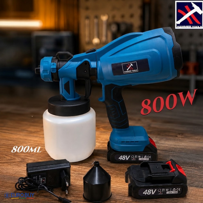 HAMMER TOOLS – dažų purkštuvas 48V, 800W + 800 ml
