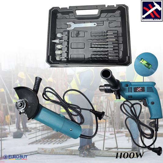 Set Busilica i Brusilica 1100W HAMMER TOOLS