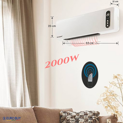 Zidna grijalica 2000 W + daljinski