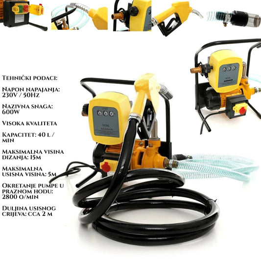 Kuro PERPUMPavimo PUMPA 220V