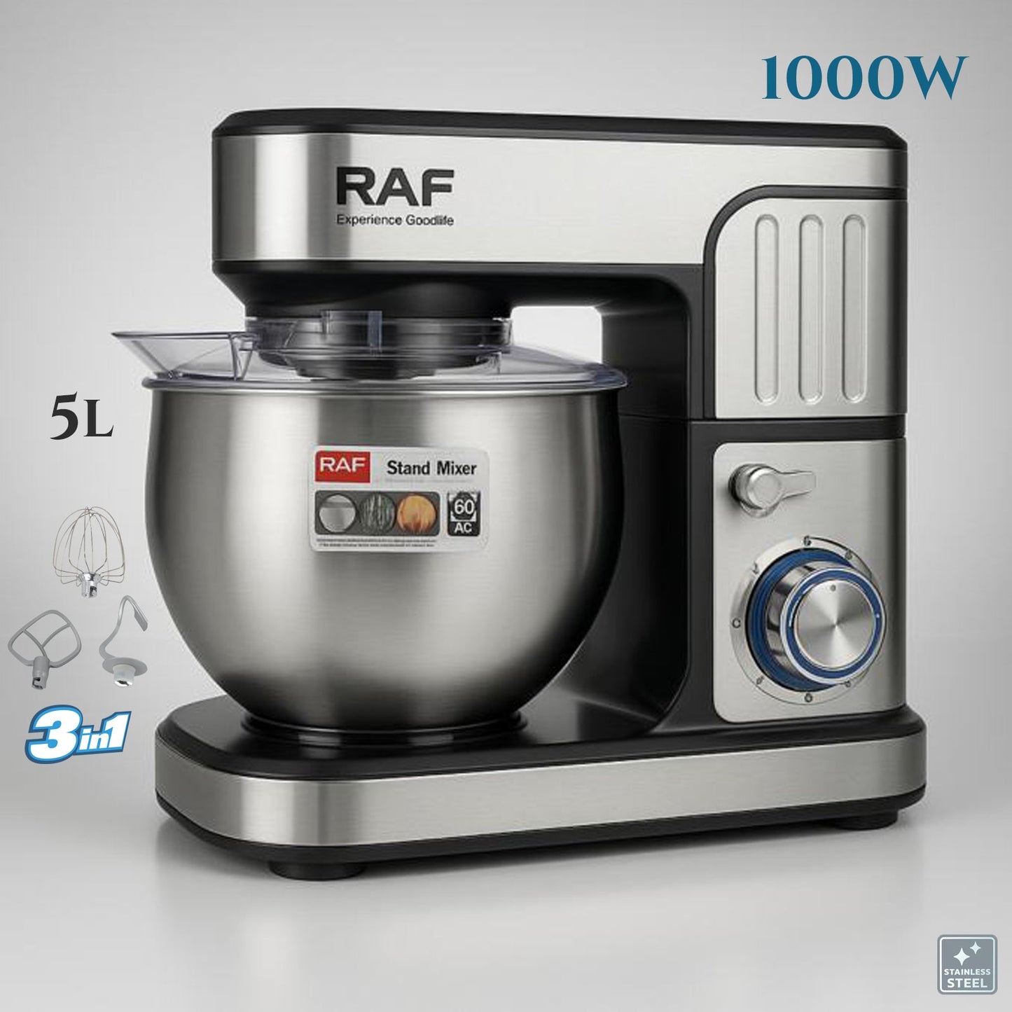 RAF pastatomas maišytuvas 6L – 1000W galia