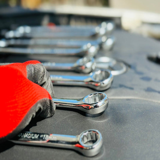 25 dalių veržliarakčių rinkinys nuo 6 mm iki 32 mm HAMMER TOOLS