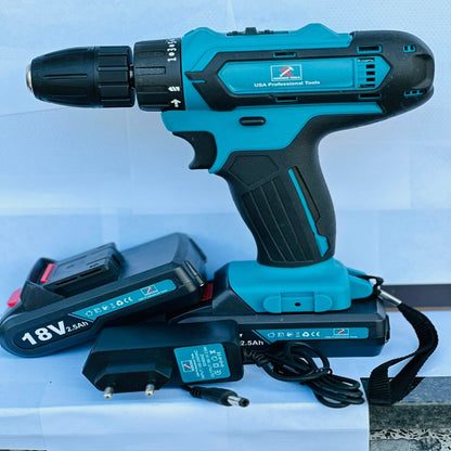 AKUMULIATORINIS GRĘŽTUVAS HAMMER TOOLS 18V SU 2 BATERIJOMIS