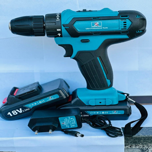AKUMULIATORINIS GRĘŽTUVAS HAMMER TOOLS 18V SU 2 BATERIJOMIS