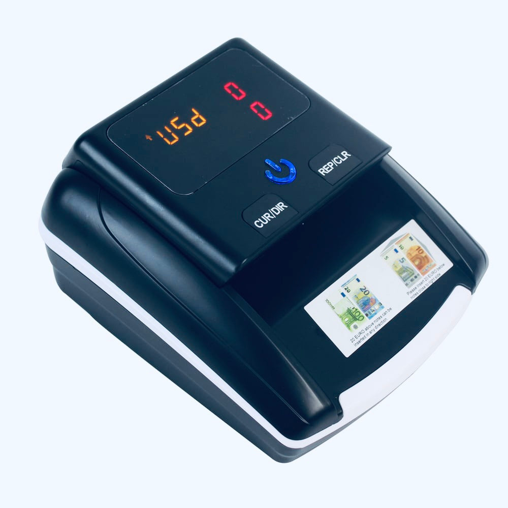 BELAIDIS PRIETAISAS SU ĮKRAUNAMA BATERIJA PINIGŲ SKAIČIAVIMUI IR TIKRINIMUI